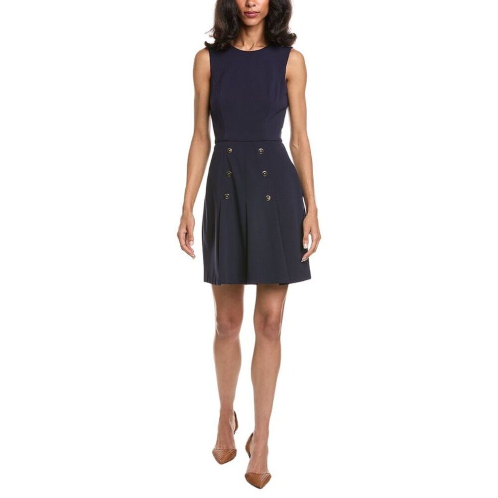 Tahari Asl Womens  Mini Dress, Blue